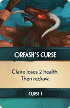Orfash Curse Card